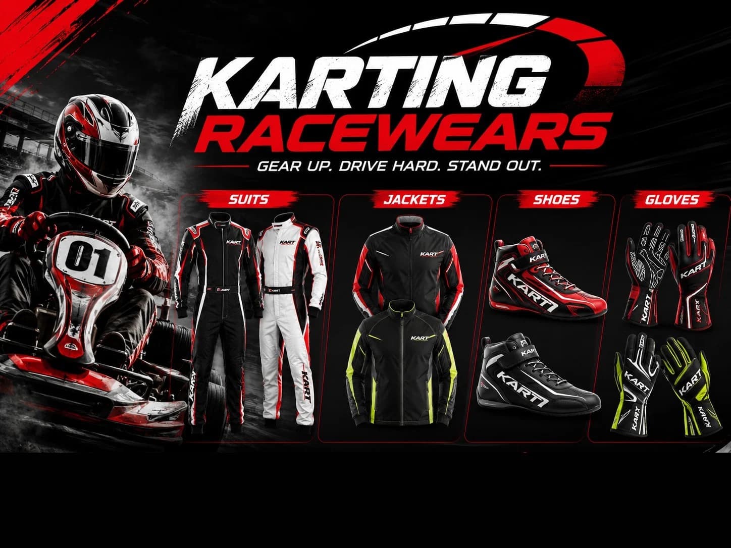 Karting Racewear racing apparel category